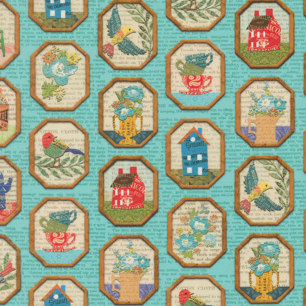 Paper Hamlet by Cathe Holden for Moda - medallions