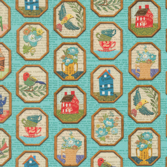 Paper Hamlet by Cathe Holden for Moda - medallions