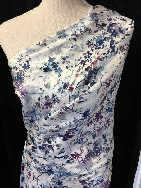 100% silk satin, wintercolour image 0
