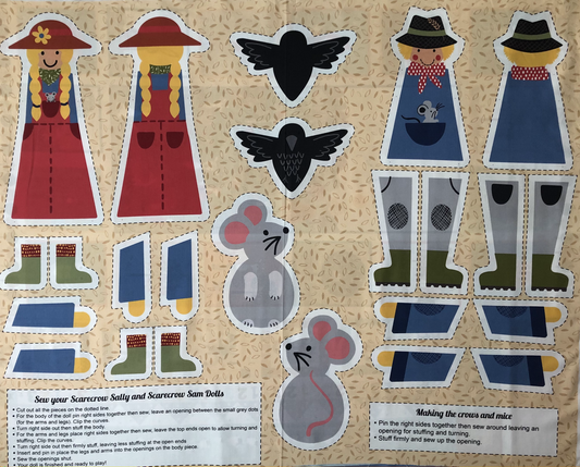 Scarecrow Acres Dolls Panel image 0
