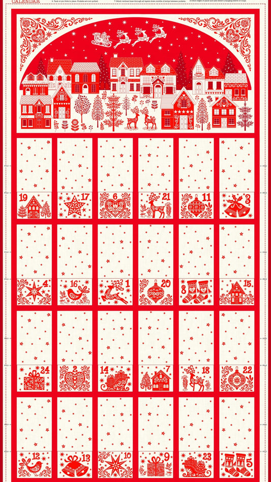 Advent Scandi Fold Up - Red image 0