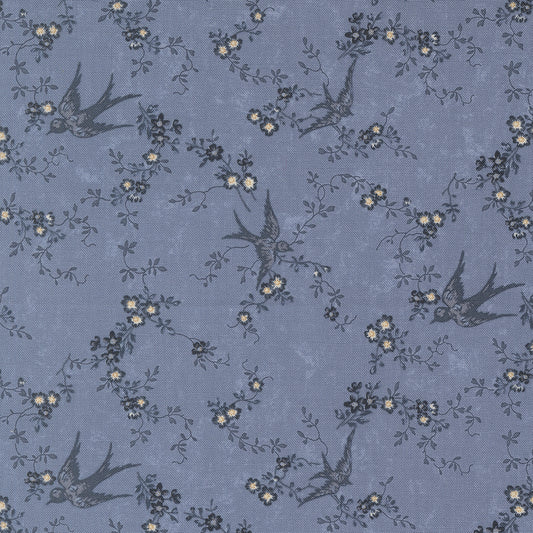 Bluebirds Nest by Kansas Troubles for Moda - Bluebirds