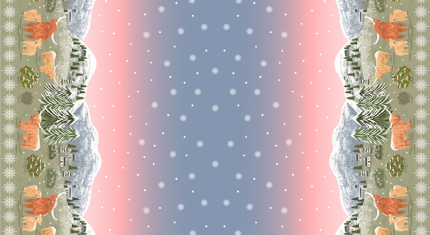 Celtic Christmas double border for Lewis and Irene
