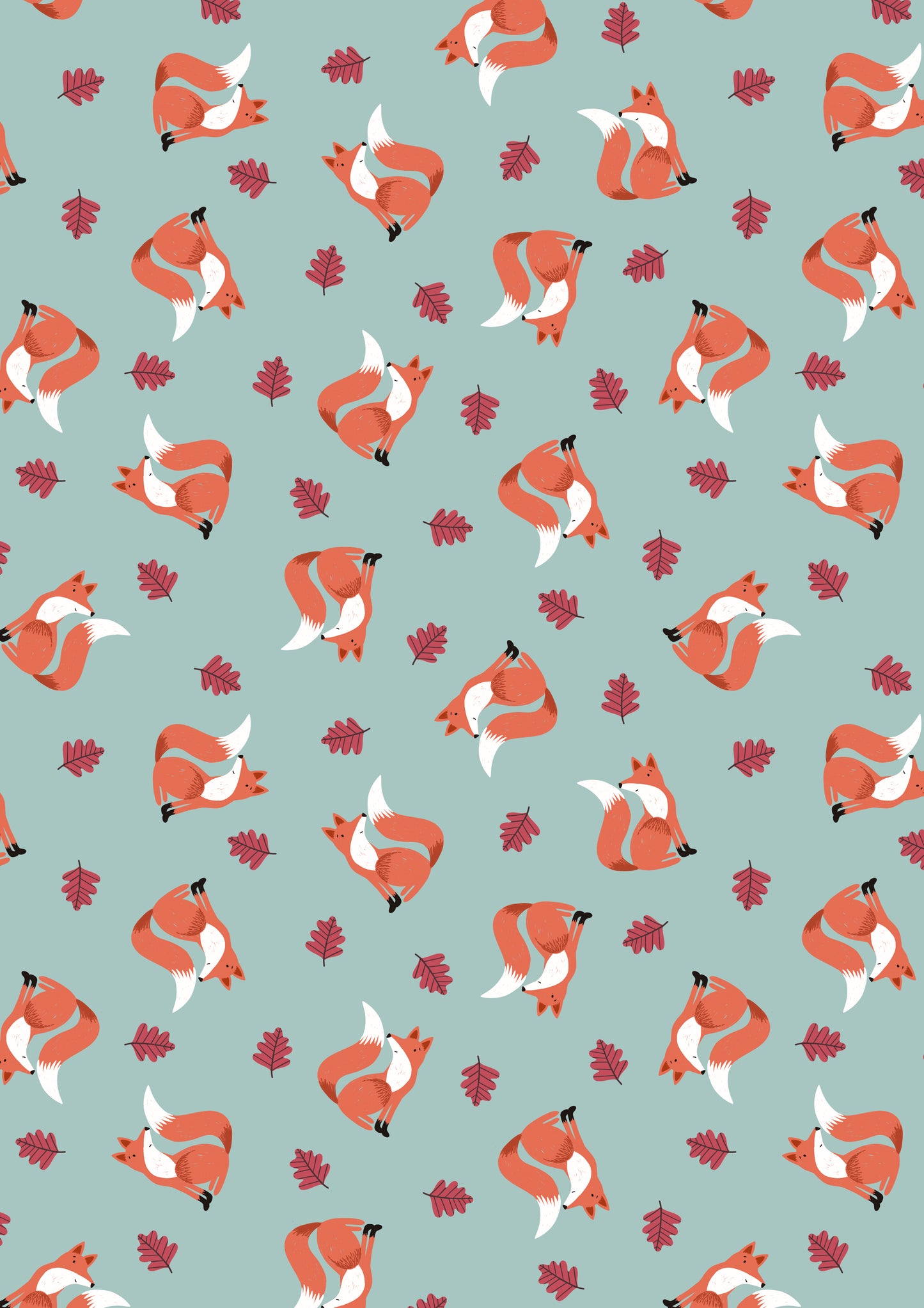 Friendly Fox on Flannel by Lewis and Irene