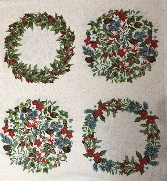 Yuletide Wreath Panel image 0