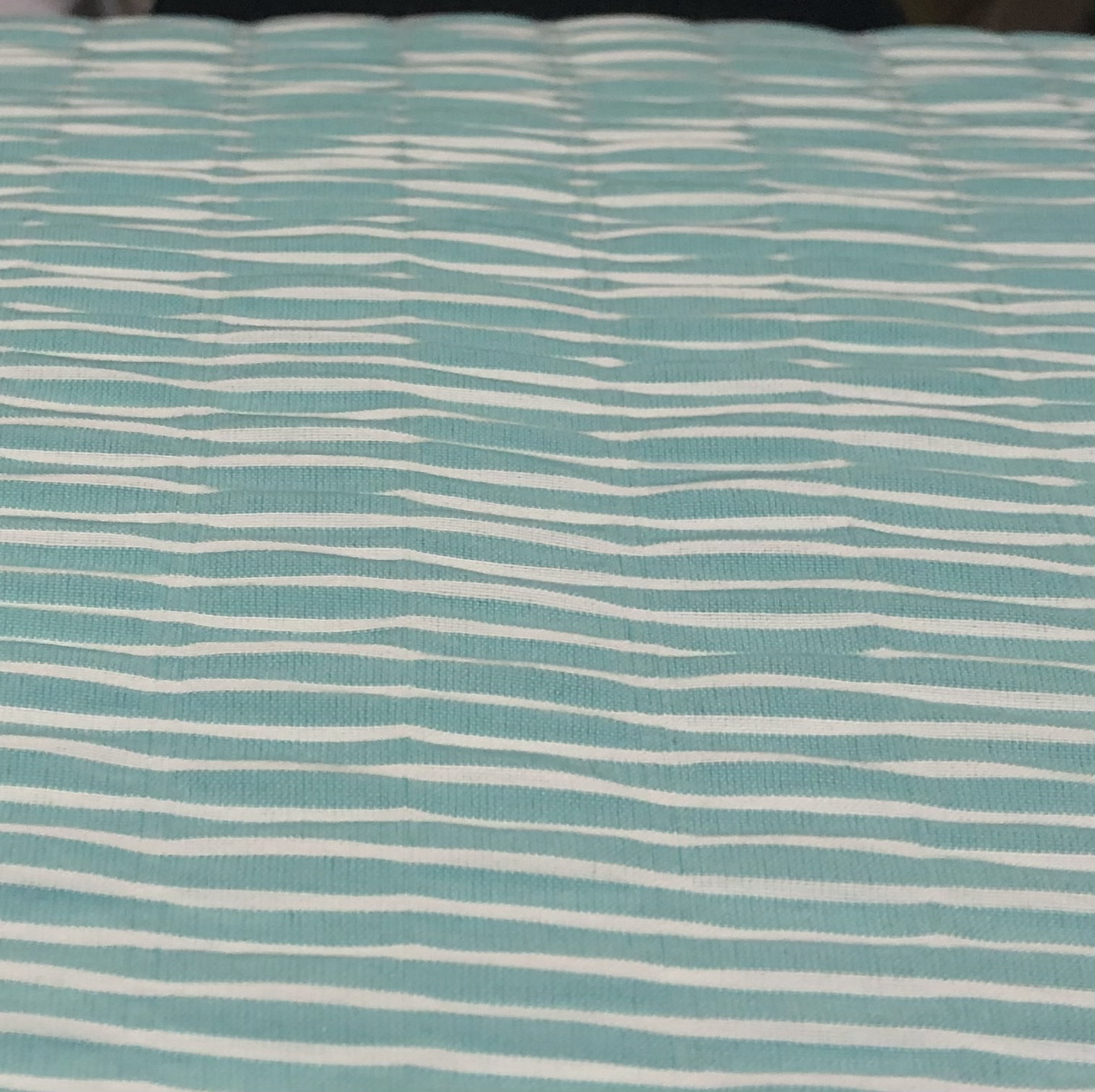 Seersucker stripe - green image 1