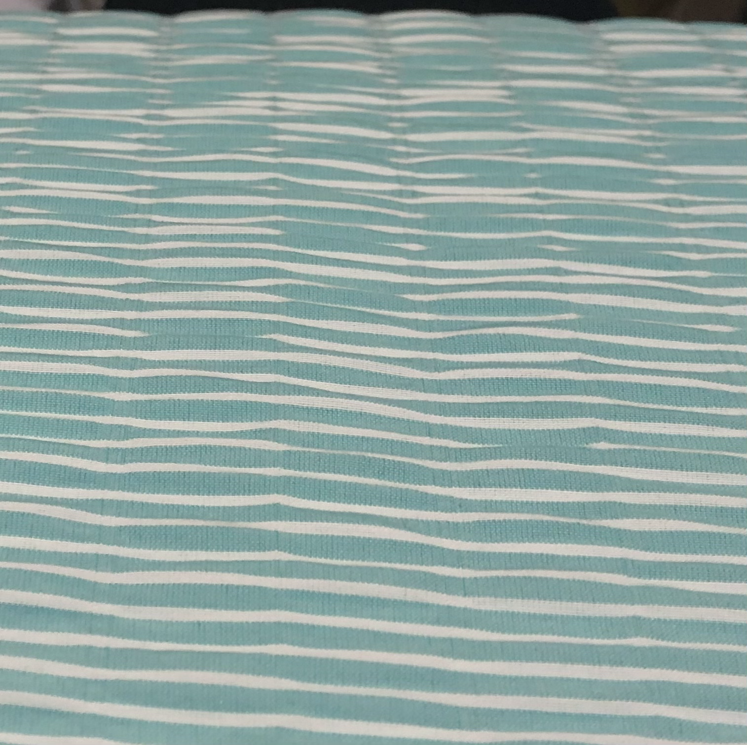 Seersucker stripe - green image 1